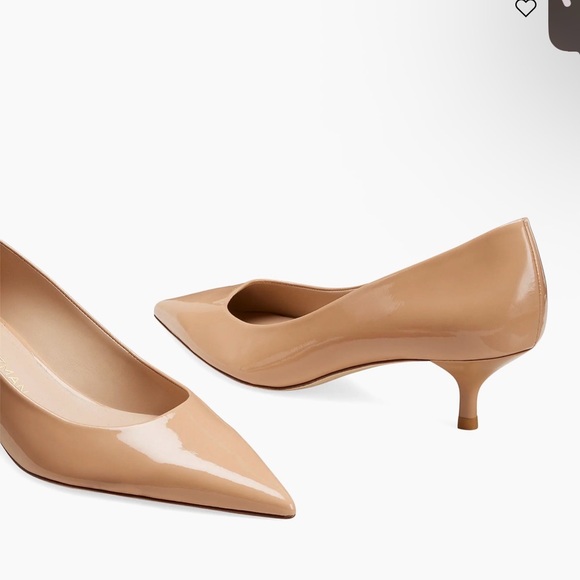 STUART WEITZMAN Stuart Power 50MM Patent Leather Pumps size 8 - Picture 4 of 14